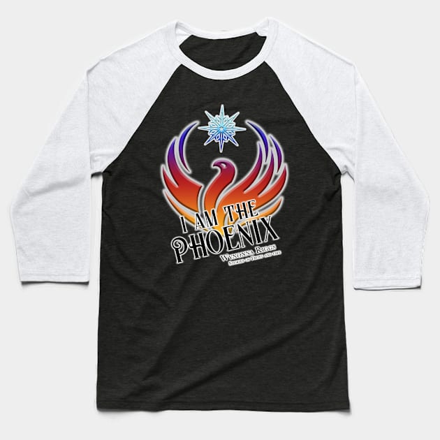 I am the Phoenix (Front and Back Print) Baseball T-Shirt by KimbraSwain